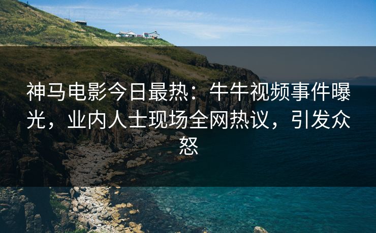 神马电影今日最热：牛牛视频事件曝光，业内人士现场全网热议，引发众怒
